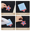 15Pcs 3 Styles Handicraft Beading Felt Appliques PATC-FH0001-24-3