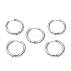 Tarnish Resistant 201 Stainless Steel Huggie Hoop Earrings LS-EJEW-L250-01E-P-1