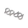 304 Stainless Steel S-Hook Clasps STAS-Z124-04C-P-2