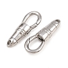Tarnish Resistant 304 Stainless Steel Lobster Claw Clasps STAS-G192-24P-2