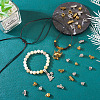 100Pcs 20 Style Tibetan Style Alloy Tube Bails TIBEB-TA0001-27-9