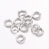 Brass Open Jump Rings X-JRC4mm-NF-1