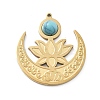 Synthetic Turquoise Pendants LS-STAS-I327-18G-1