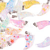 15Pcs Luminous Resin Sequins Pendants RESI-TA0004-20A-2