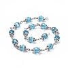 Handmade Glass Beaded Chains AJEW-JB00498-03-2