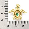 Rack Plating Brass Cubic Zirconia Pendants X-KK-M258-09G-3