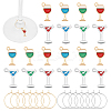 DIY Wine Glass Charm Making Kit DIY-UN0003-39-1