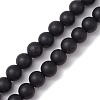 Round Silicone & Resin Evil Eye Beads Name Card Necklace Lanyard NJEW-JN05095-01-5