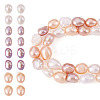 2 Strands Natural Cultured Freshwater Pearl Beads Strands PEAR-TA0001-29-2