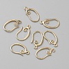Brass Earring Hooks KK-WH0064-07G-1