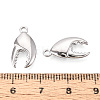 304 Stainless Steel Pendants STAS-T067-100P-3