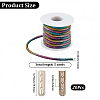 5 Yards Rhinestone Synthetic Rubber Cords OCOR-SP0001-33F-2