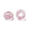 Transparent Acrylic European Beads TACR-P009-A01-06-2