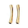 Ion Plating(IP) 202 Stainless Steel Curved Tube Beads STAS-Q336-08A-G-1