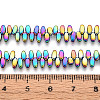 Electroplated Synthetic Non-magnetic Hematite Beads Strands G-T139-65A-4
