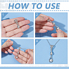 50Pcs 5 Styles Rack Plating Brass Ice Pick Pinch Bails KK-ME0002-82-3