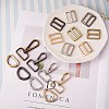 24Pcs 12 Style Iron D Rings FIND-SZ0002-25-5