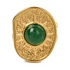 Natural Mixed Stone Finger Rings RJEW-Q822-35G-3