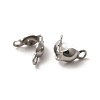 Tarnish Resistant 304 Stainless Steel Bead Tips STAS-L207-22B-P-2