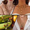 18Pcs 2 Colors 667 Stainless Steel Paperclip Chain Necklaces NJEW-ME0001-08-5