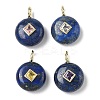 Natural Lapis Lazuli Pendants G-I391-01G-09-1