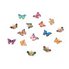 30Pcs 15 Style Light Gold Alloy Enamel Pendants ENAM-CW0001-16-2
