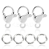 304 Stainless Steel Lobster Claw Clasps STAS-ME0002-92A-1