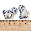 Animal Theme Blue and White Porcelain Beads PORC-Z007-05C-3
