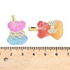 5Pcs 5 Styles Resin Pendants RESI-XCP0002-28-3