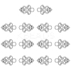 SUPERFINDINGS 14Pcs Alloy Snap Lock Clasps Findings FIND-FH0008-37P-1