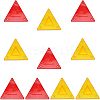 10Pcs 2 Colors Slow Moving Vehicle Sign AJEW-CA0003-39-1
