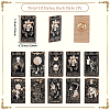 10Pcs 10 Styles Tarot Enamel Pins JEWB-SC0001-72-2