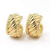 Brass Chunky Cuff Earrings for Men Women EJEW-B013-02-1