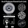 DIY Brass Rhombus Cable Chains Necklaces Making Kits DIY-BBC0002-18-2