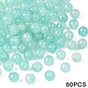 Glass Imitation Jade Beads GLAA-YWC0007-01D-01-1