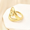 304 Stainless Steel Cuff Rings RJEW-D320-07G-2