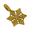 Snowflake Alloy Pendants TIBEP-GC122-AG-NR-2