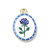 Printed Alloy Pendants ENAM-F160-02C-G-1