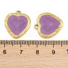 304 Stainless Steel with Enamel Pendants STAS-Z166-17G-02-3