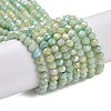 Ombre Effect Dyed Glass Beads Strands X-GLAA-C023-02-C13-1