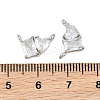 Brass Pave Cubic Zirconia Charms CU-CBA6A75-04P-02-3