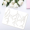 Plastic Drawing Painting Stencils Templates DIY-WH0396-689-3