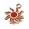 Alloy with Red Enamel Pendants AL-CBA2F44-06G-2