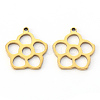 PVD Vacuum Plating 304 Stainless Steel Pendants STAS-N092-92G-2