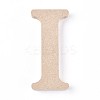 Letter Unfinished Wood Slices LS-DIY-WH0162-62I-1