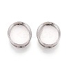 925 Sterling Silver Multi-Strand Link Cabochon Settings STER-N016-64P-1