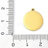 304 Stainless Steel Pendants STAS-F315-09G-01-3