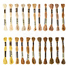 22 Bundles 22 Colors Autumn Themed Polyester Embroidery Floss OCOR-TA0002-80-3