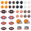 60Pcs Food Grade Eco-Friendly Silicone Beads SIL-TA0002-87-2
