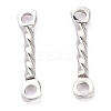 Tarnish Resistant 201 Stainless Steel Links Connectors X-STAS-B011-02A-P-1